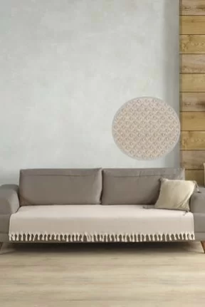 LADYNİLYıldız Oturma Yerini Kapatan Koltuk Örtüsü Bej 115x200 LADYNİLYıldız Oturma Yerini Kapatan Koltuk Örtüsü Bej 115x200