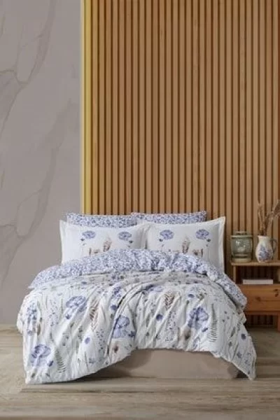 Soley| Blanca | %100 Pamuklu Tek Kişilik Nevresim Takımı