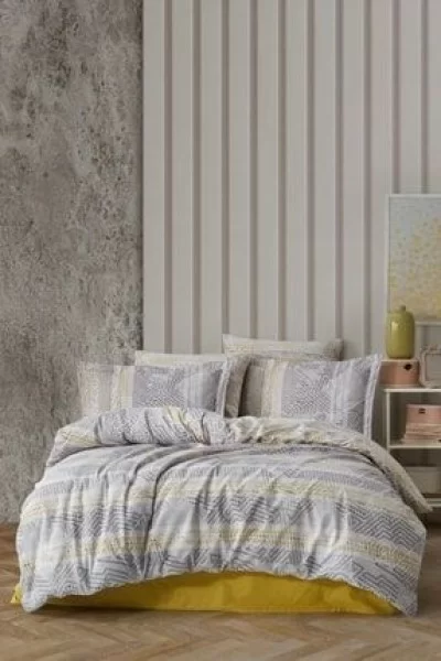 Soley| Mirena | %100 Pamuklu Tek Kişilik Nevresim Takımı