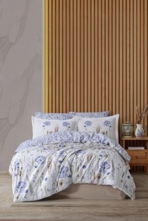 Soley| Blanca | %100 Pamuklu Çift Kişilik Nevresim Takımı