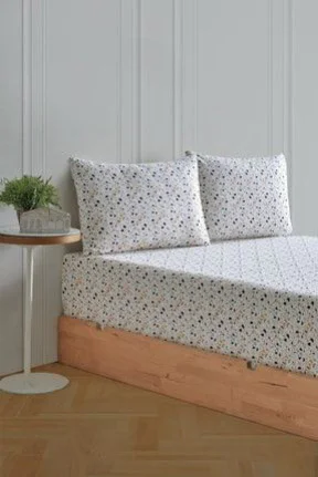 Soley| Mix & Match | Mosaic | %100 Pamuklu Çift Kişilik Çarşaf Seti