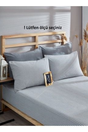 Ricco LifesZebra Lastikli Çarşaf Yastık Kılıfı Pamuklu Tek Kişilik - Çift Kişilik - Battal